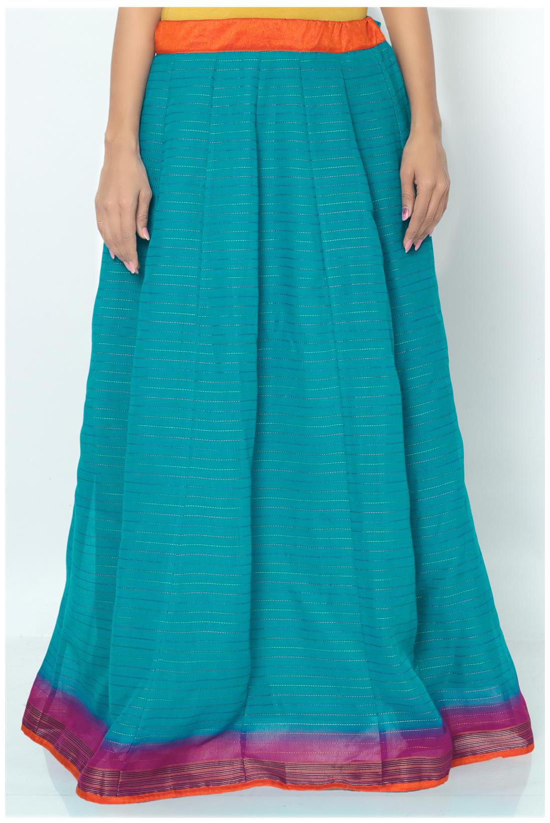 

Admyrin Blue Cotton Skirt