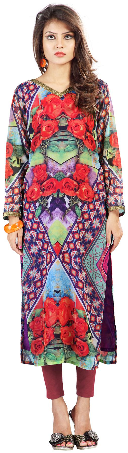 

Admyrin Multi Georgette Kurti (Size-M)
