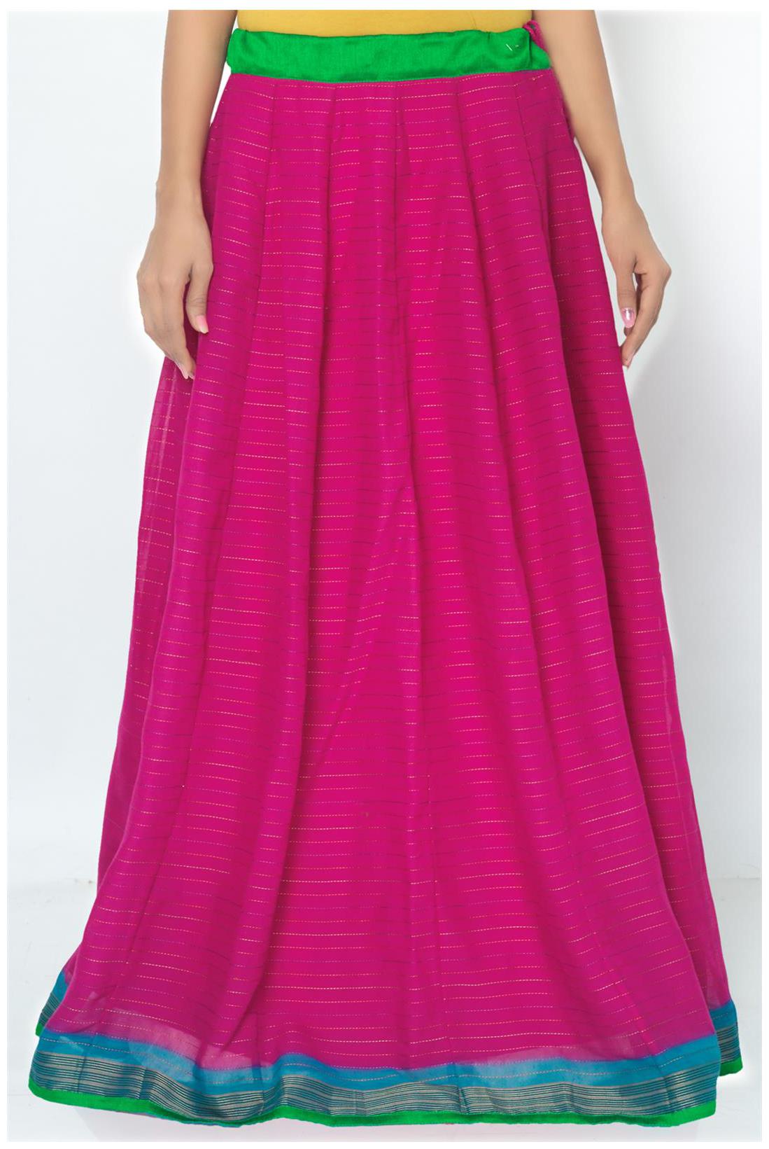 

Admyrin Purple Cotton Skirt