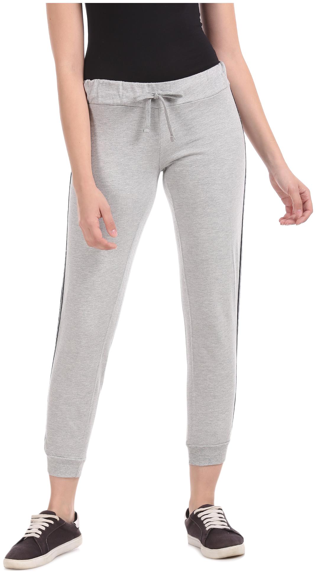 

Aeropostale Cotton Solid Women Grey Joggers