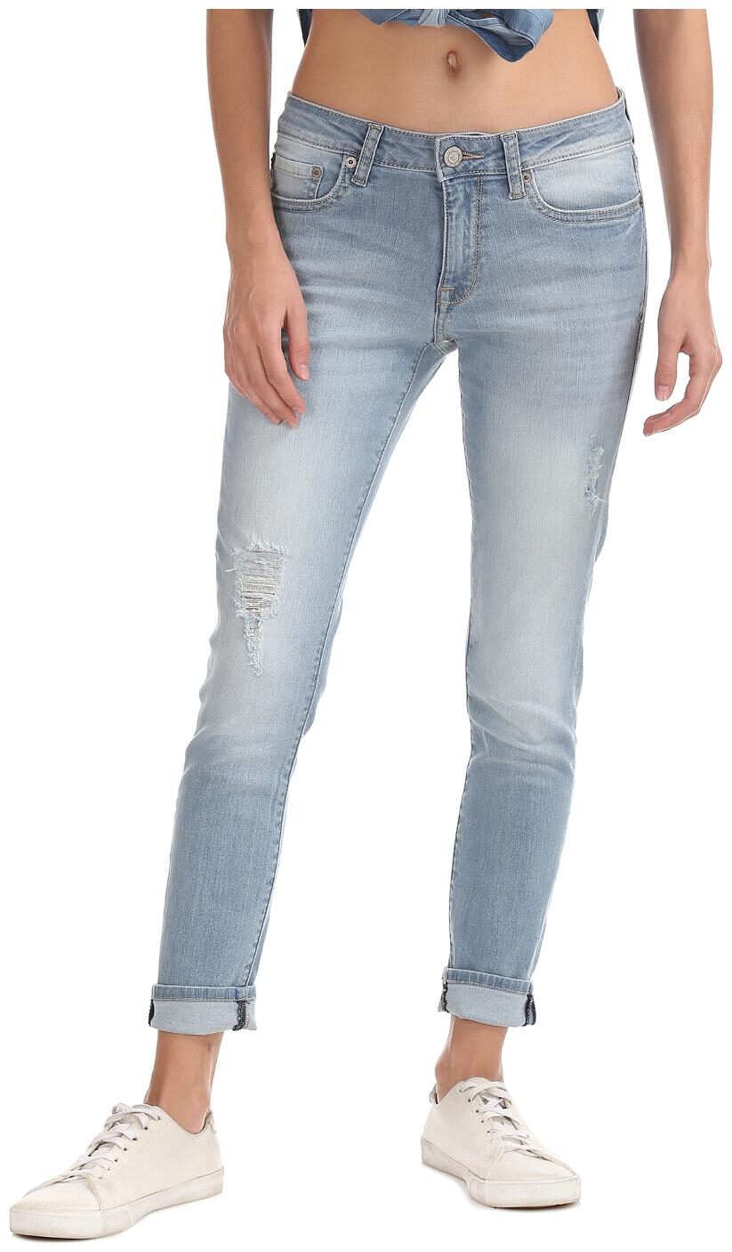 

Aeropostale Women Blue Relaxed fit Jeans