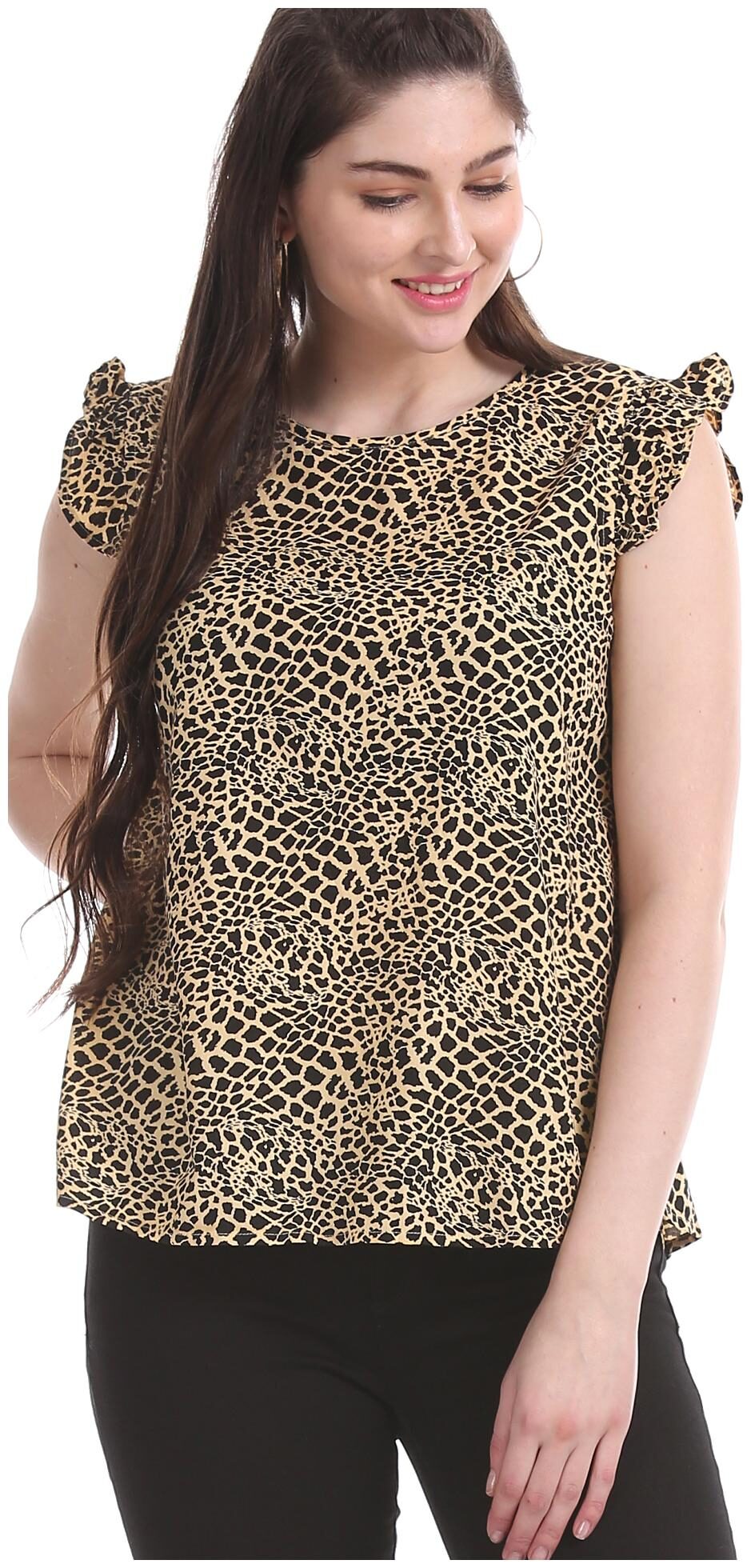 

Aeropostale Women Printed Regular top - Yellow