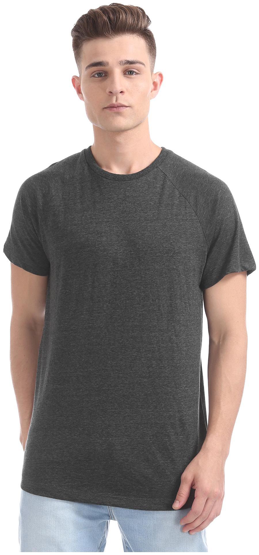 

Aeropostale Men Grey Regular fit Polyester Round neck T-Shirt - Pack Of 1