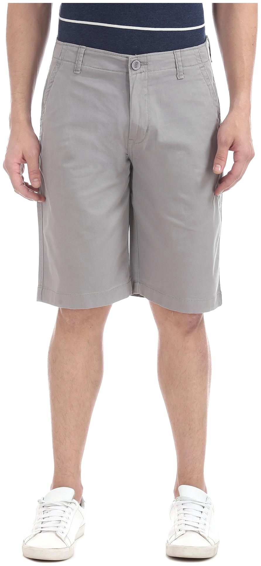 

Aeropostale Men Grey Regular Fit Chinos Shorts