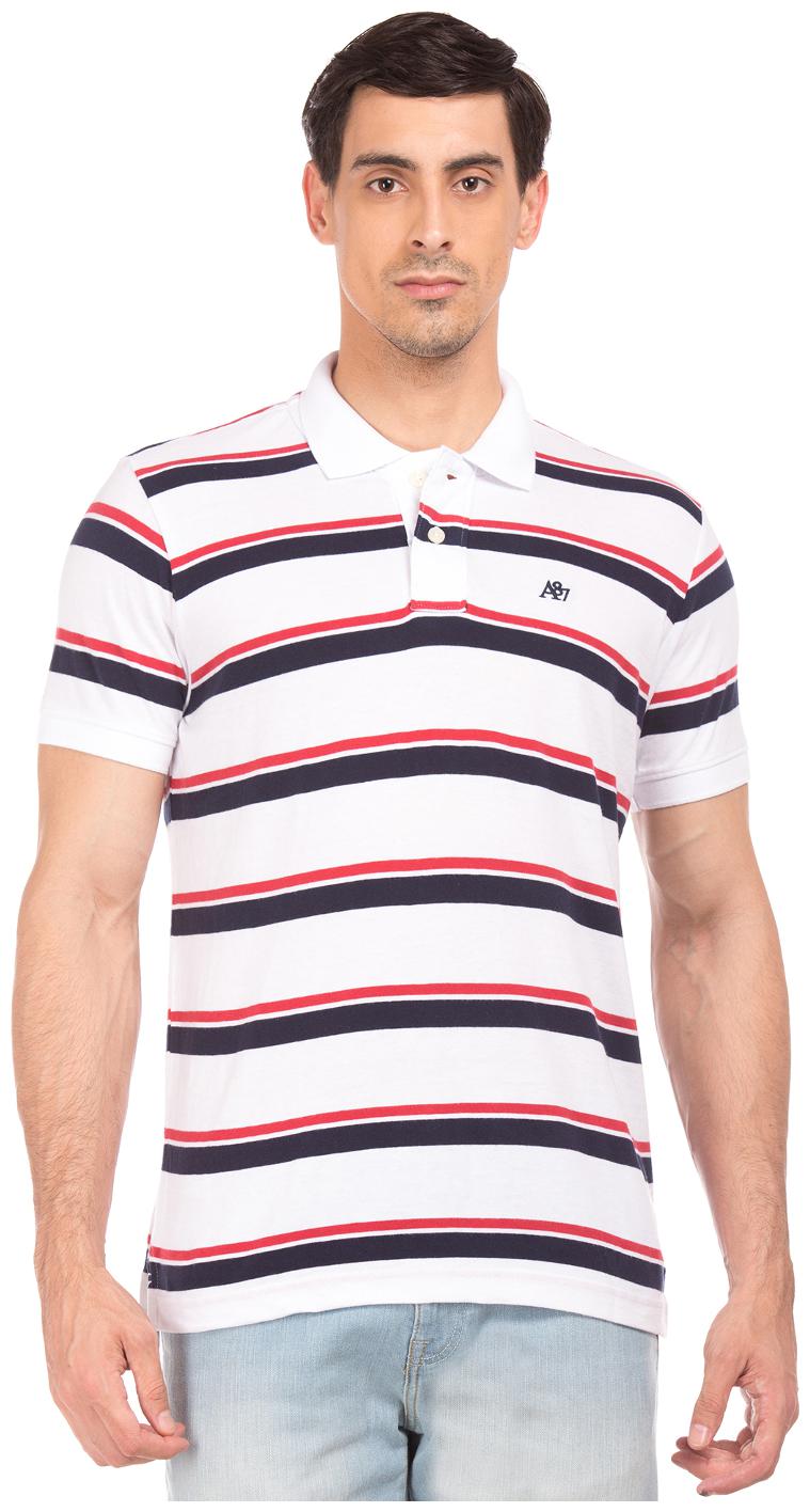 

Aeropostale Men White Regular fit Cotton Polo collar T-Shirt - Pack Of 1