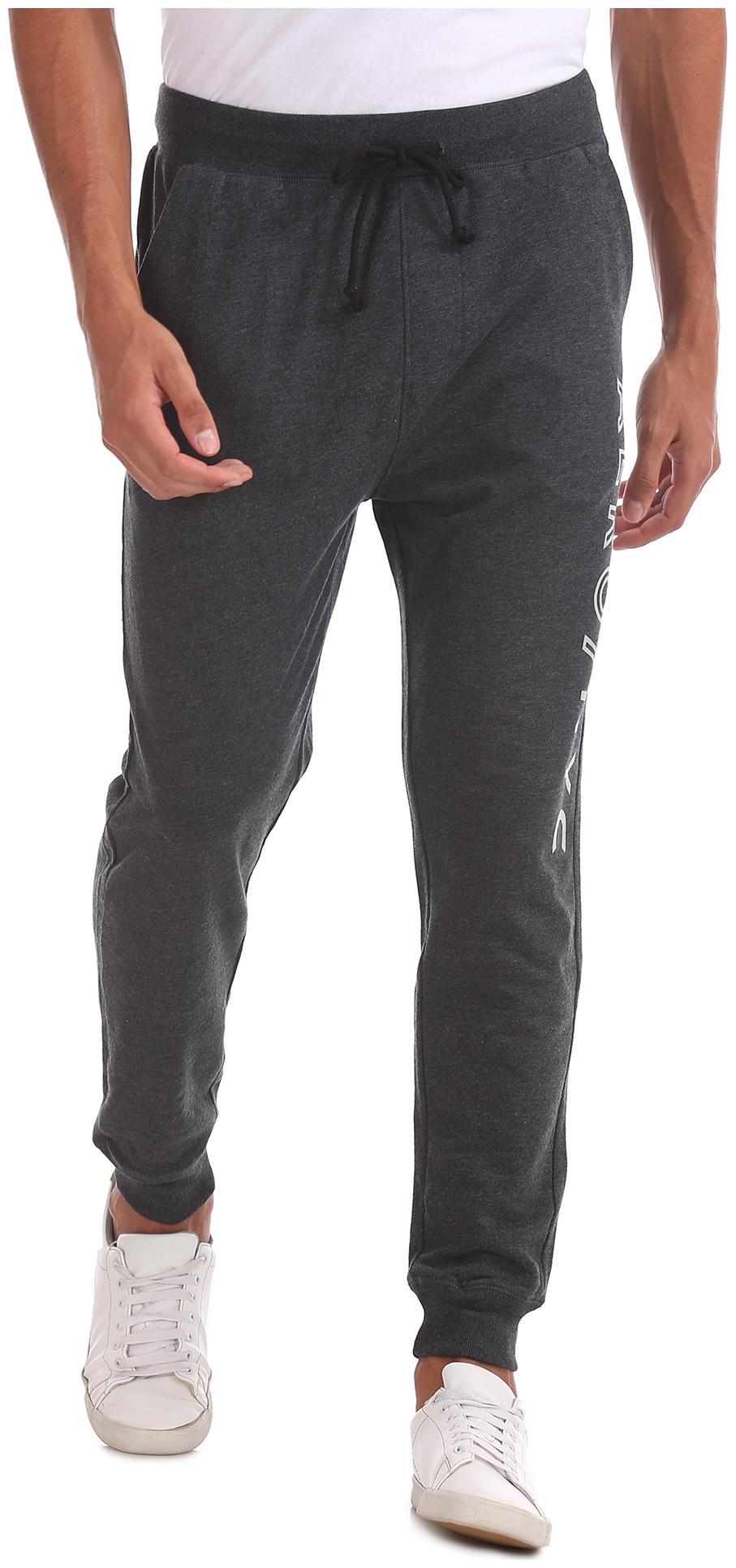 

Aeropostale Men Grey Solid Regular fit Joggers