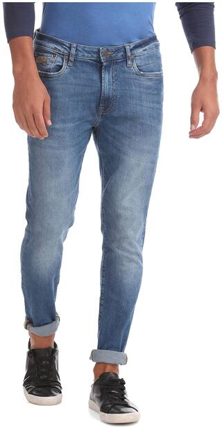 Aeropostale Men Blue Super Skinny Fit Jeans