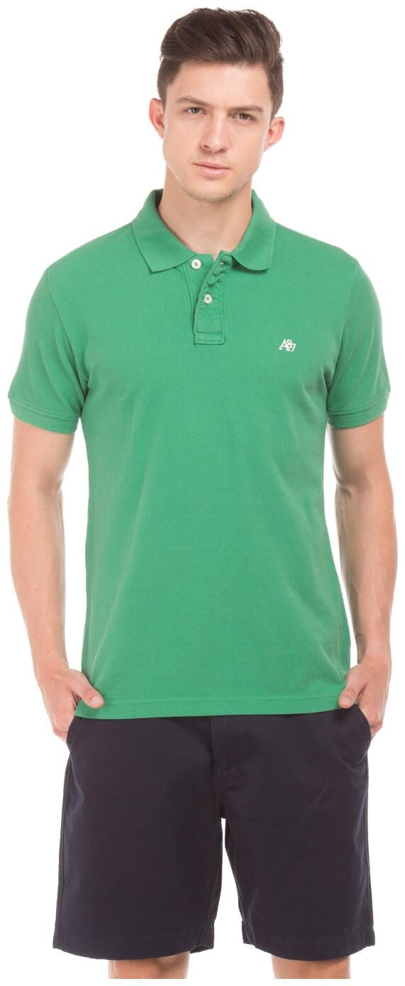

Aeropostale Men Green Regular fit Cotton Polo collar T-Shirt - Pack Of 1