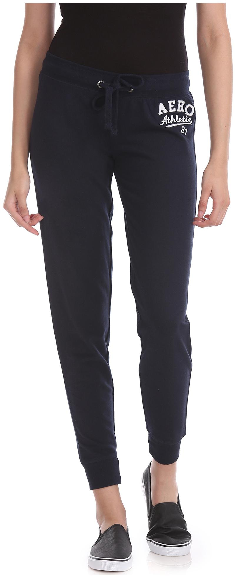 

Aeropostale Women Regular fit Cotton Solid Track pants - Grey