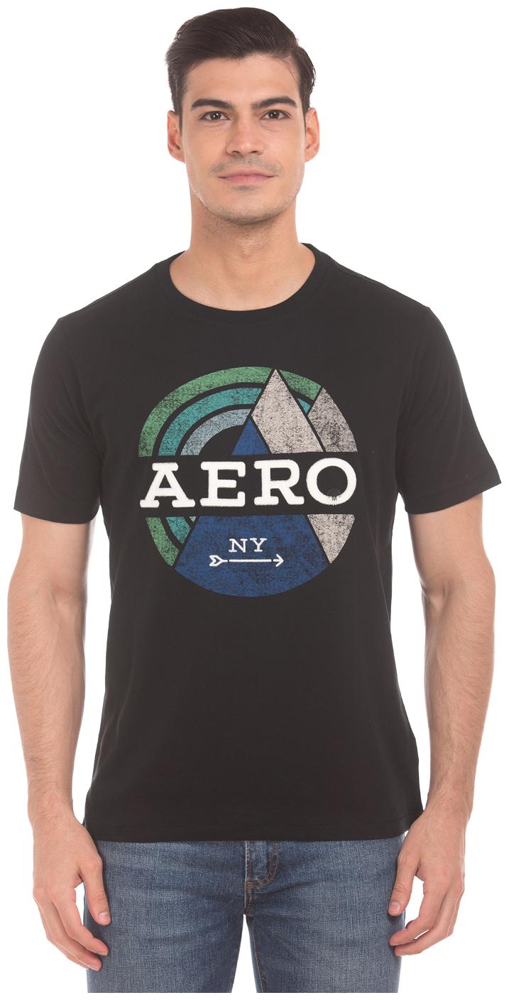

Aeropostale Men Black Regular fit Cotton Round neck T-Shirt - Pack Of 1