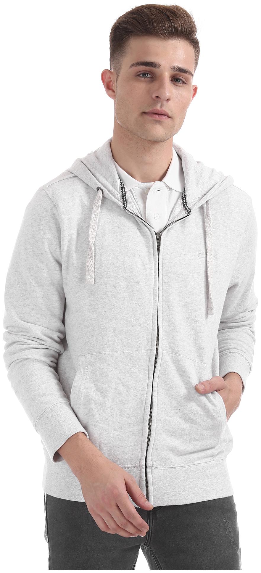 

Aeropostale Men Grey Round neck Hoodie