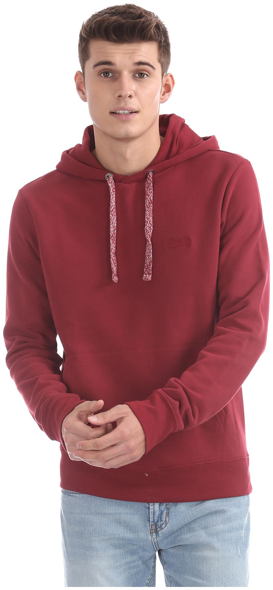 

Aeropostale Men Red Hooded Hoodie