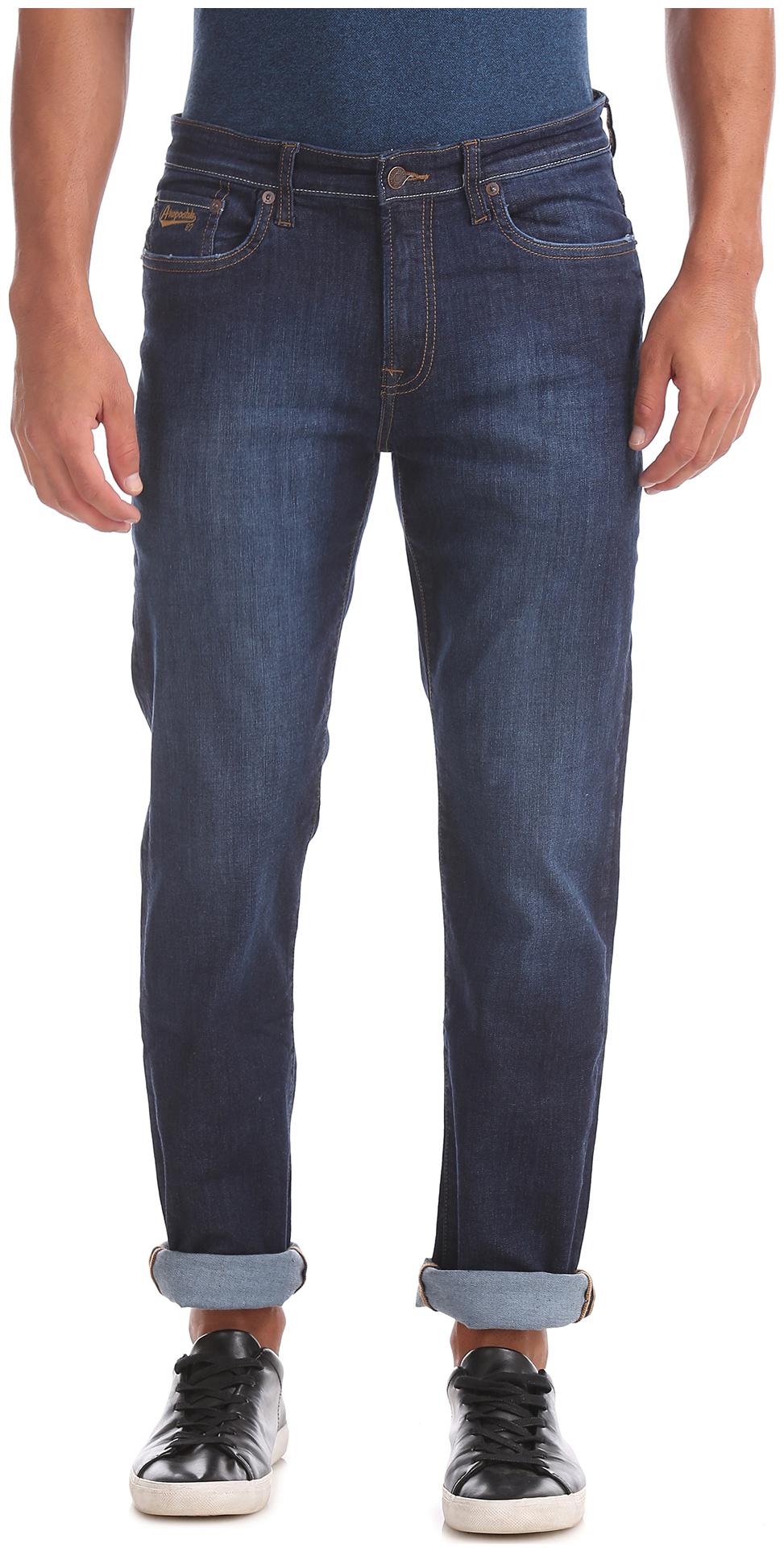

Aeropostale Men Blue Straight Fit Jeans
