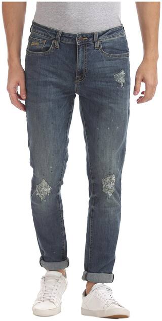 Aeropostale Men Blue Super Skinny Fit Jeans