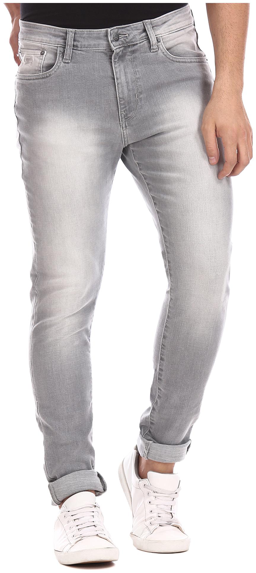 

A ropostale Men Grey Super Skinny Fit Jeans