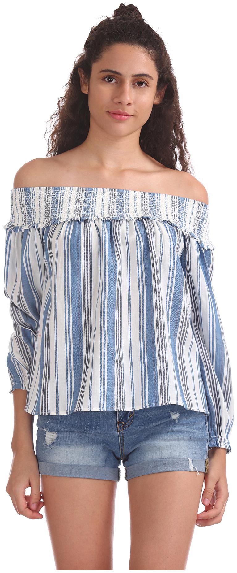 

Aeropostale Women Striped Regular top - Multi