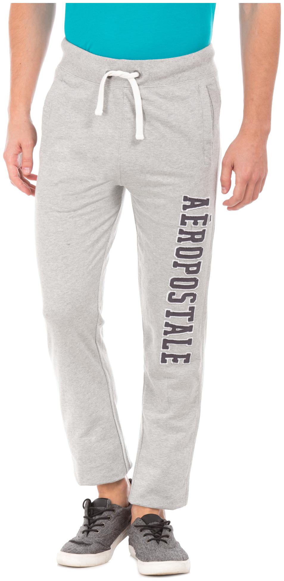 

Aeropostale Men Grey Solid Slim fit Joggers