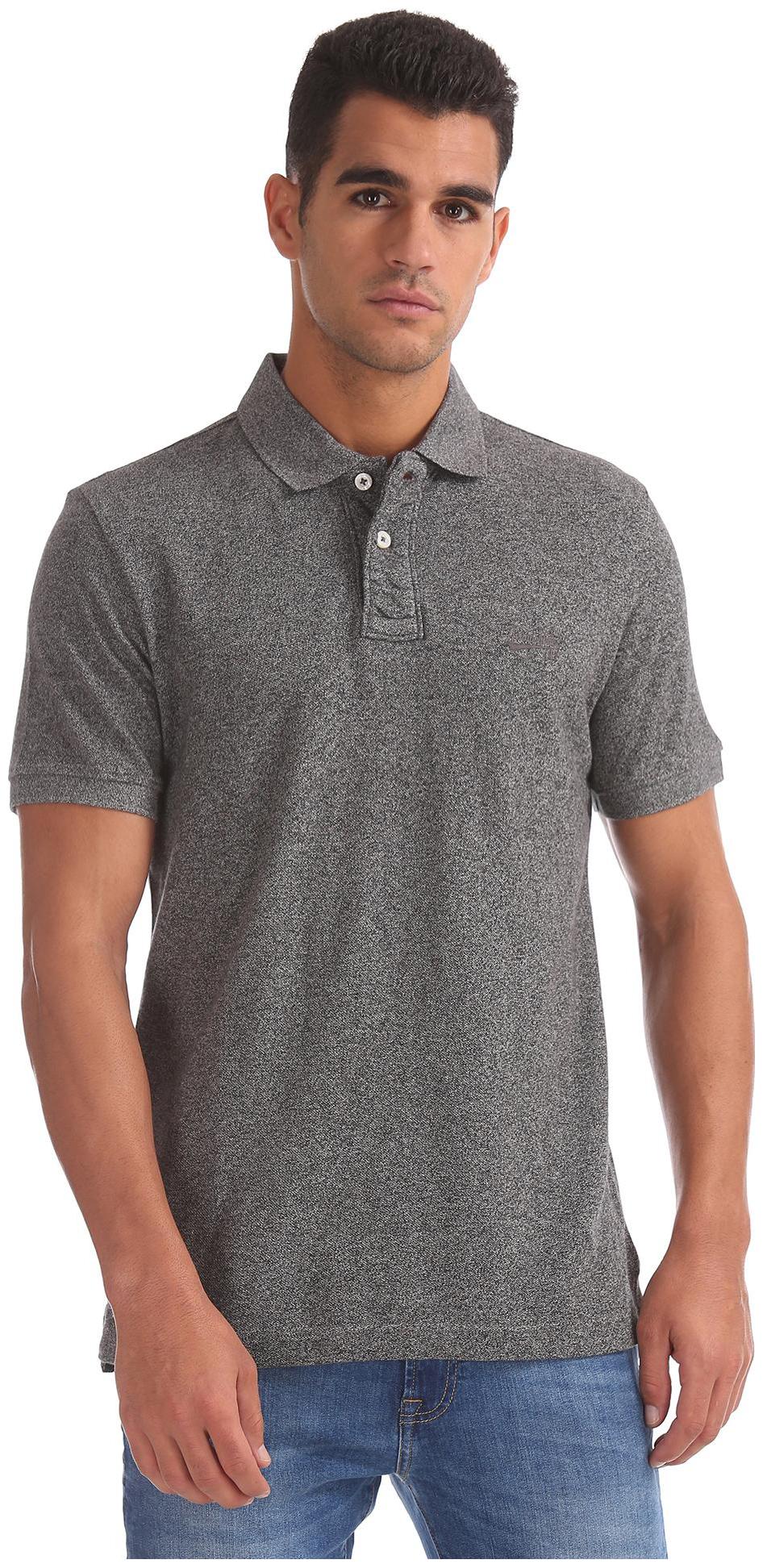 

Aeropostale Men Black Regular fit Cotton Polo collar T-Shirt - Pack Of 1