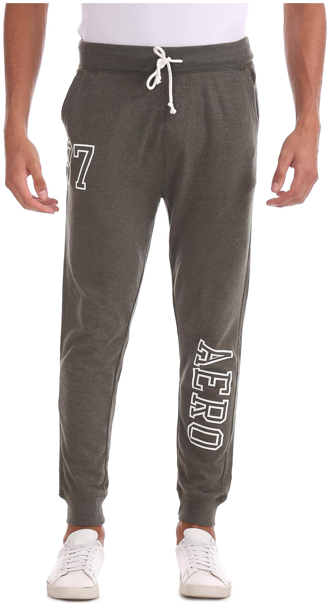

Aeropostale Men Green Printed Regular fit Joggers