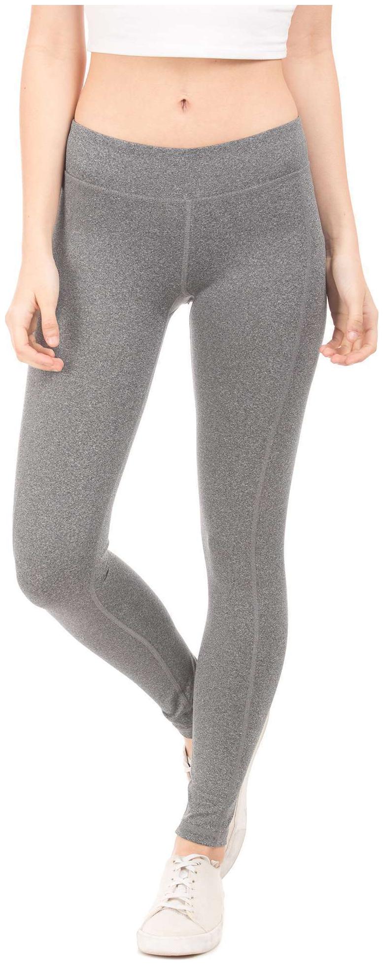 

Aeropostale Grey Polyester Heathered Active Leggings
