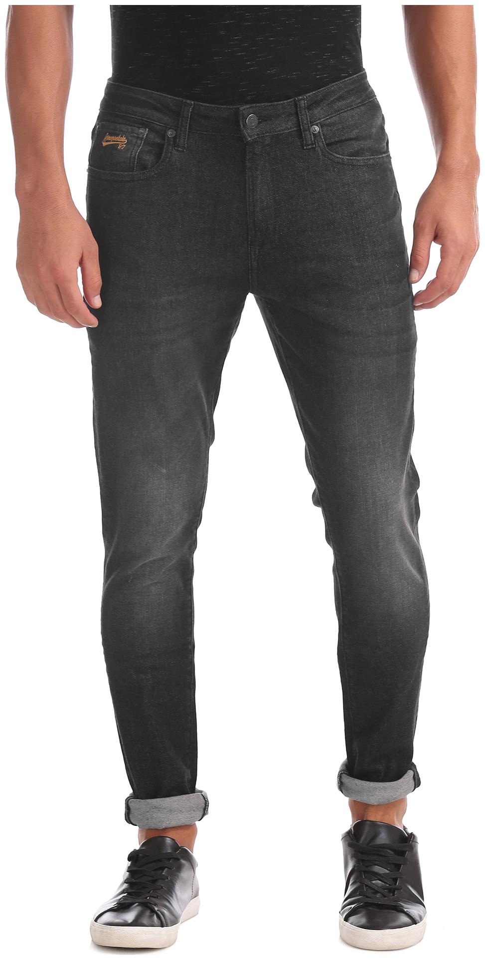 

Aeropostale Men Black Super Skinny Fit Jeans