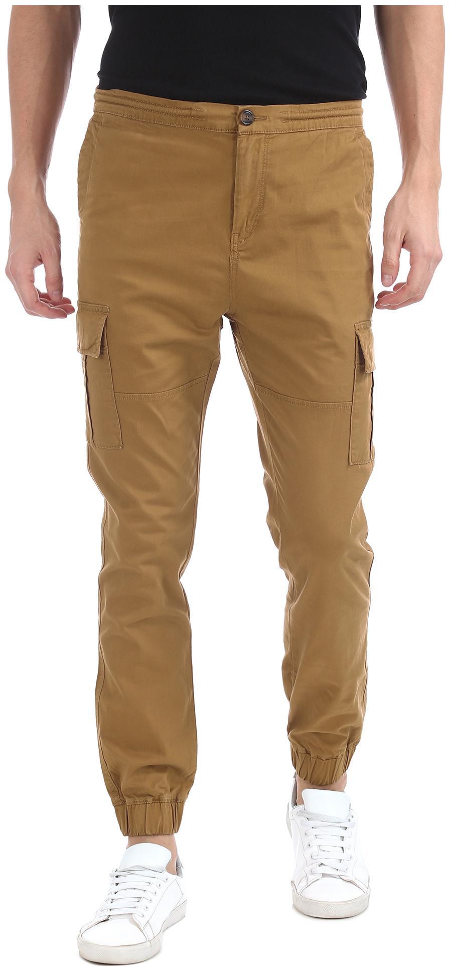 

Aeropostale Drawstring Waist Panelled Cargos