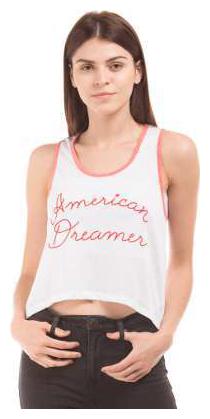 

Aeropostale Women Embroidered A-line top - White