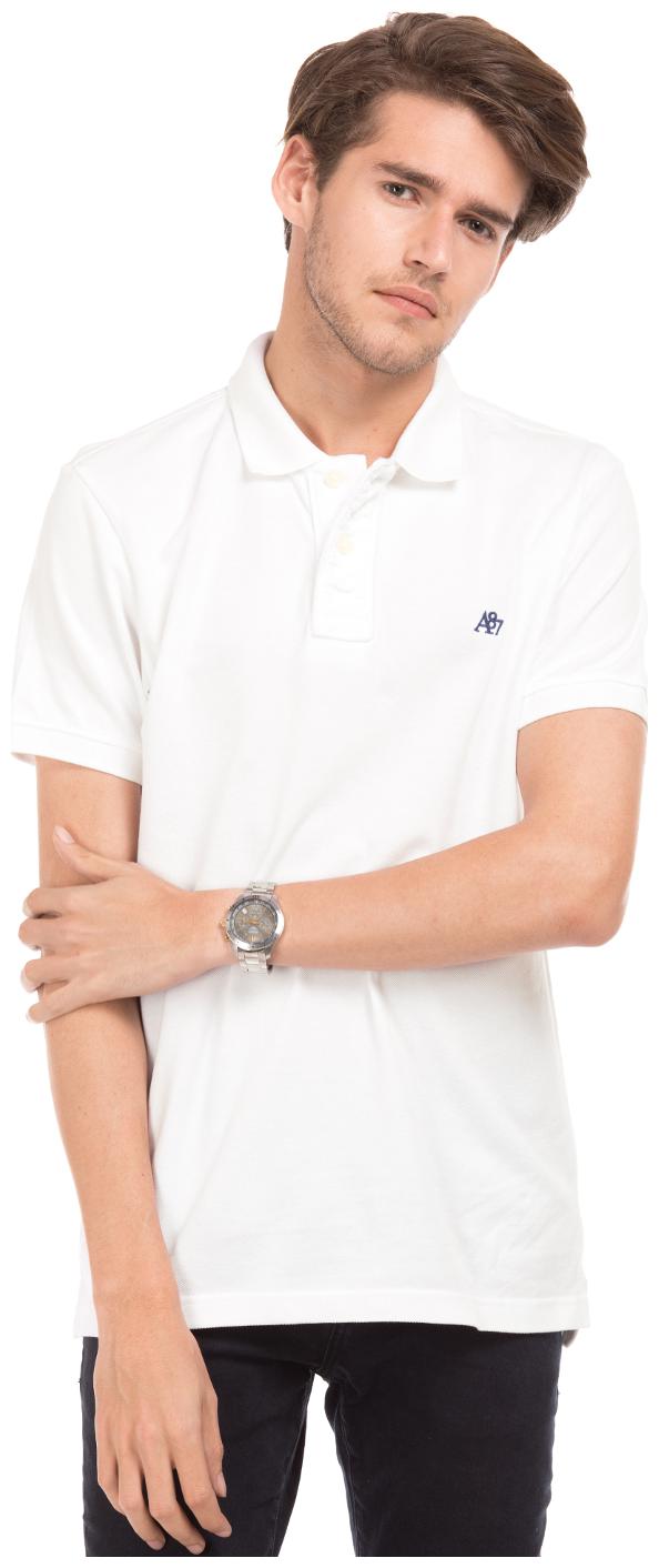 

Aeropostale Men White Regular fit Cotton Polo collar T-Shirt - Pack Of 1