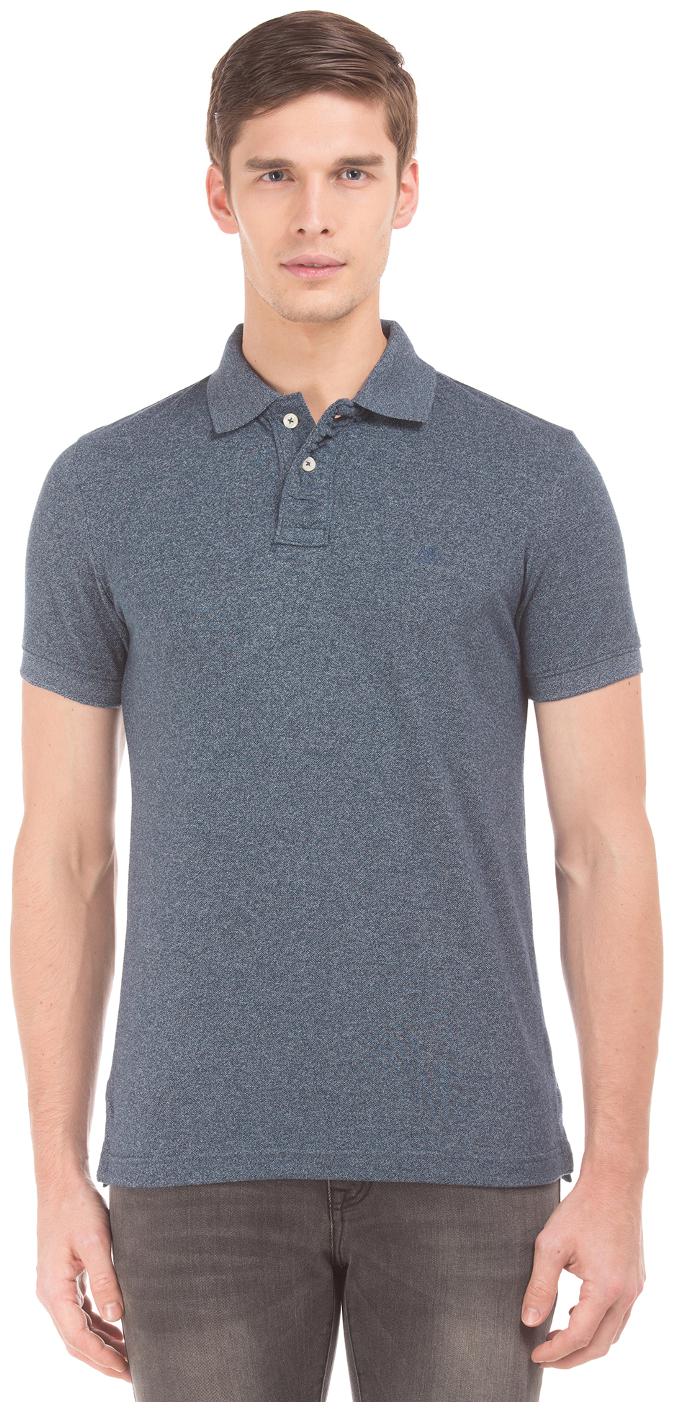 

Aeropostale Men Blue Regular fit Cotton Polo collar T-Shirt - Pack Of 1