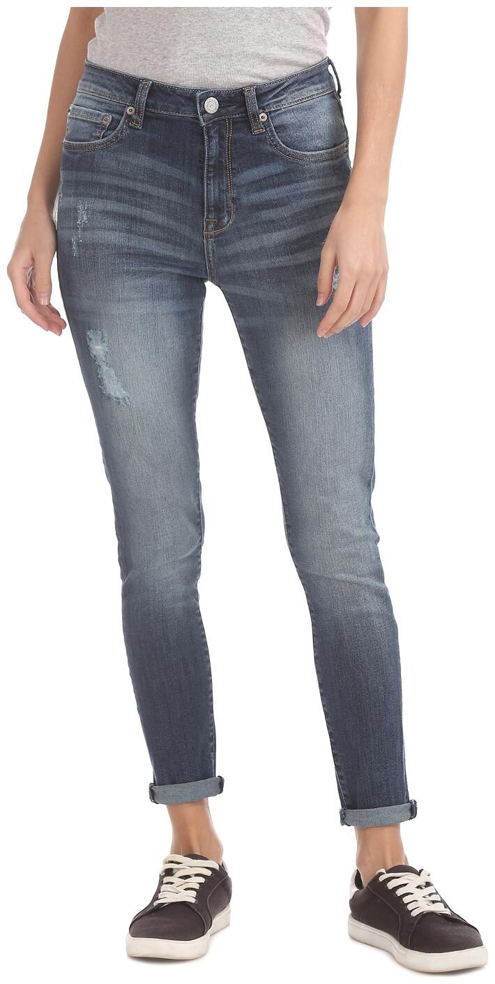 

Aeropostale Women Blue Relaxed fit Jeans