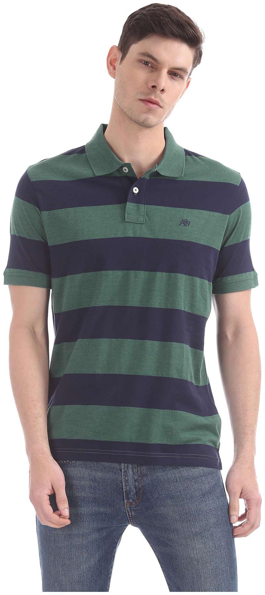 

Aeropostale Men Green Regular fit Cotton Polo collar T-Shirt - Pack Of 1