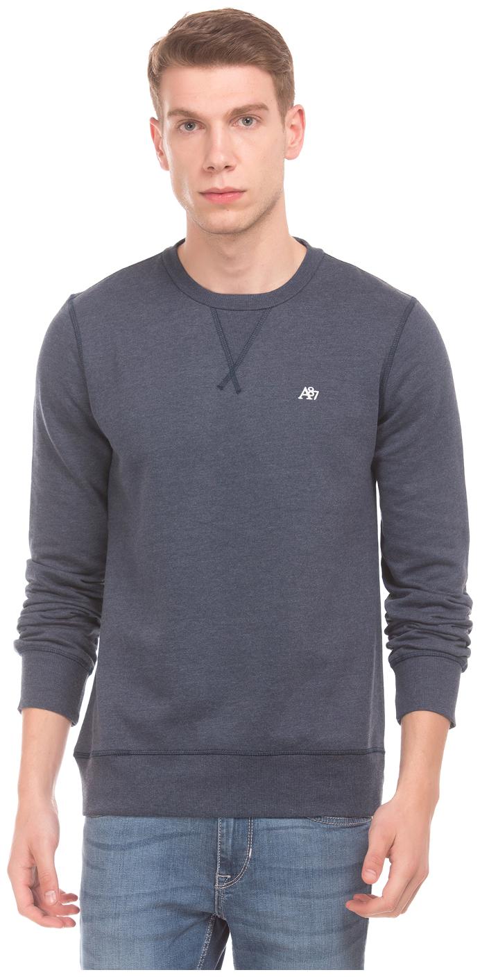 

Aeropostale Solid Long Sleeved Sweatshirt
