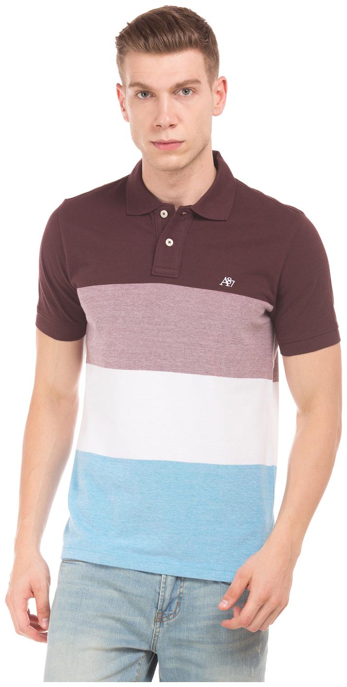 

Aeropostale Men Multi Regular fit Cotton Polo collar T-Shirt - Pack Of 1
