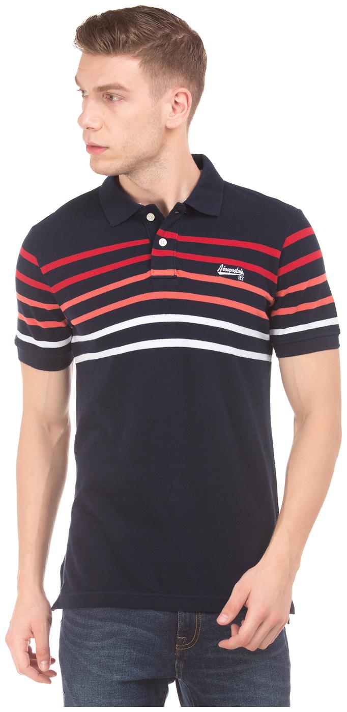 

Aeropostale Men s Polo T-Shirt - Blue