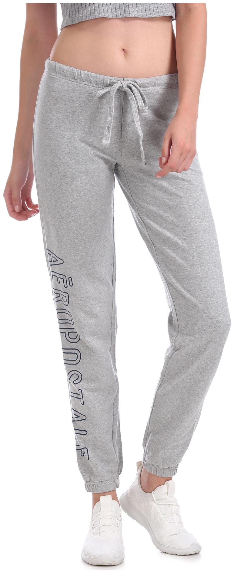 

Aeropostale Women Regular fit Cotton Solid Track pants - Grey