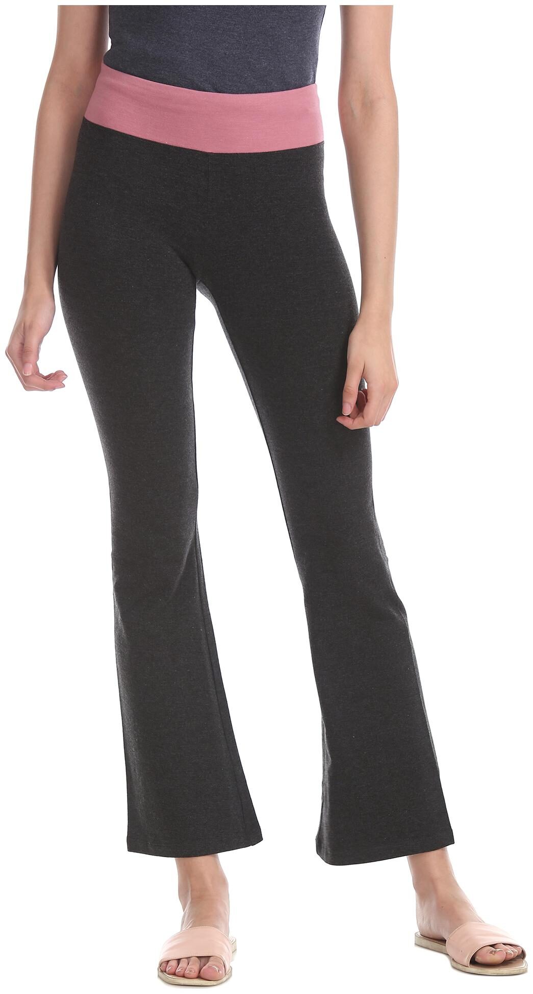 

Aeropostale Women Regular fit Cotton Solid Track pants - Grey