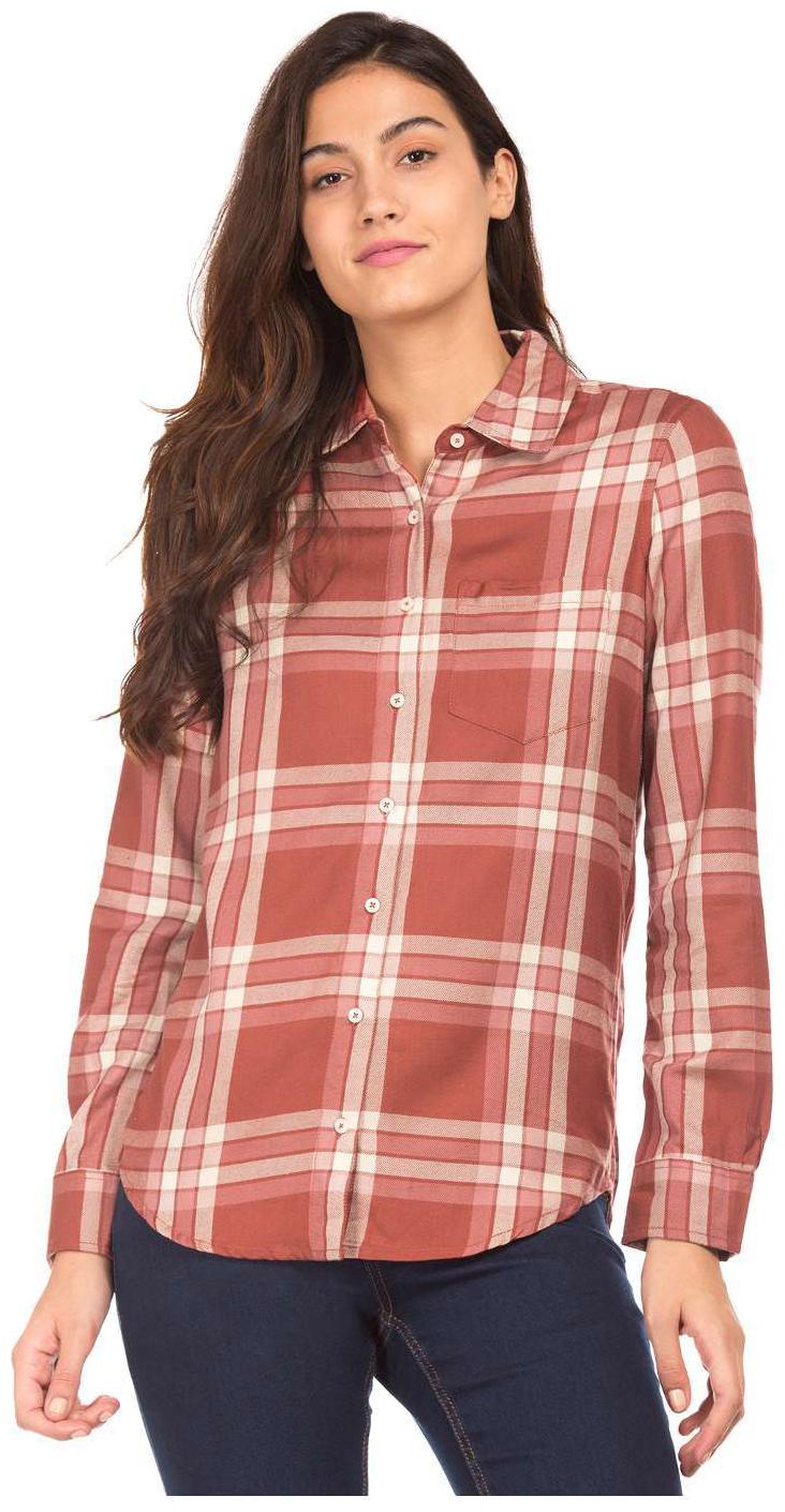 

Aeropostale Women Red Checked Regular Fit Shirt