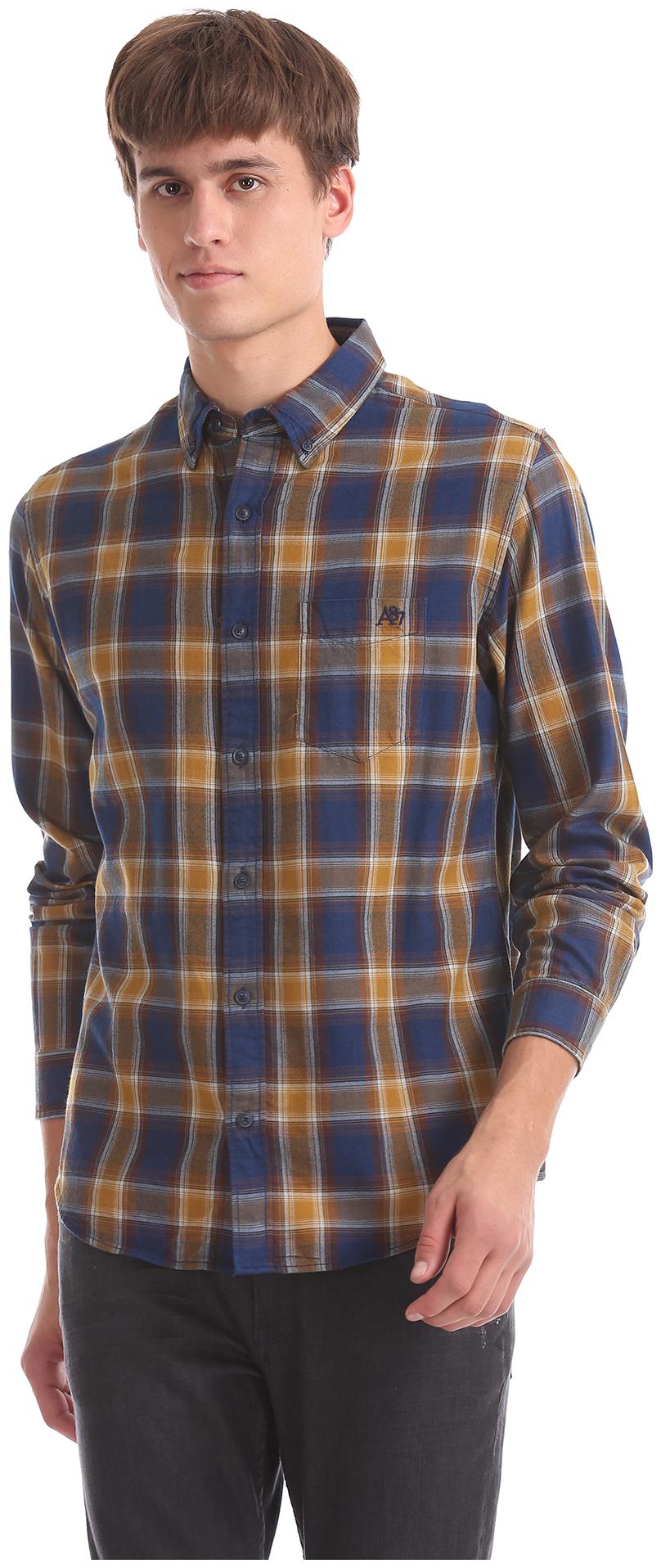 

Aeropostale Men Multi Checked Regular Fit Casual Shirt