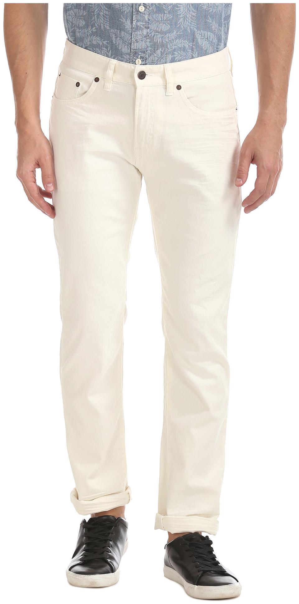 

Aeropostale Skinny Fit Solid Trousers