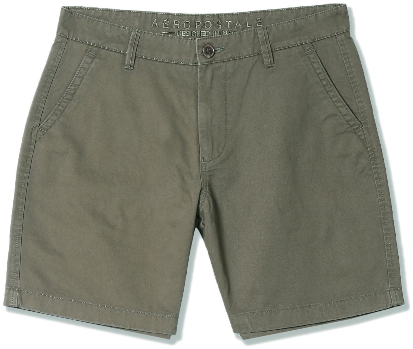 

Aeropostale Men Green Regular Fit Regular Shorts