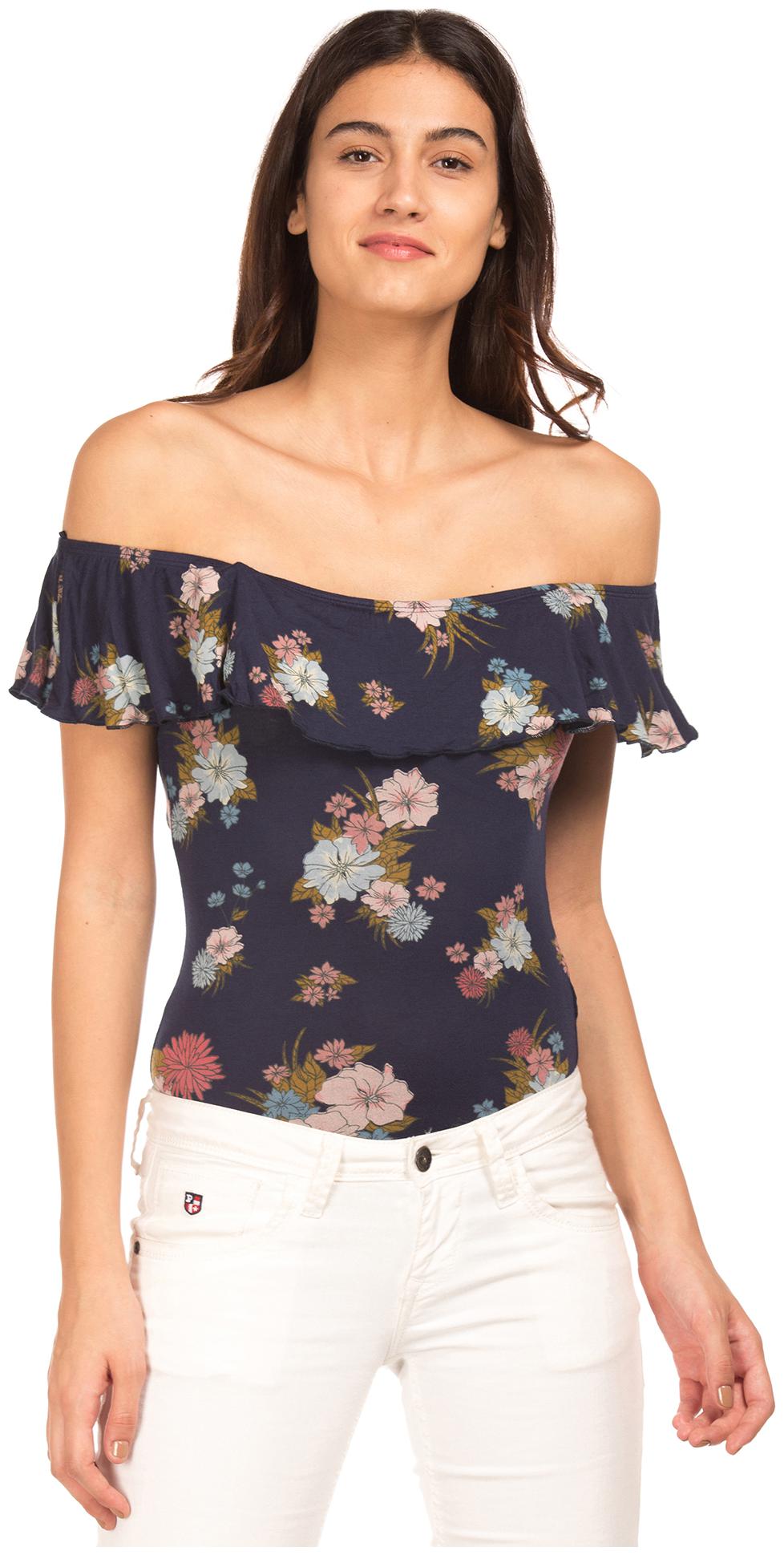 

Aeropostale Floral Romper - Blue