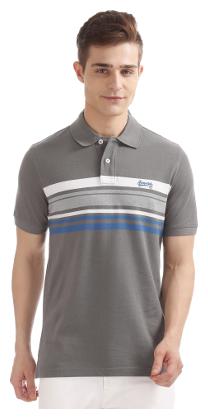 

Aeropostale Men Grey Regular fit Cotton Polo collar T-Shirt - Pack Of 1