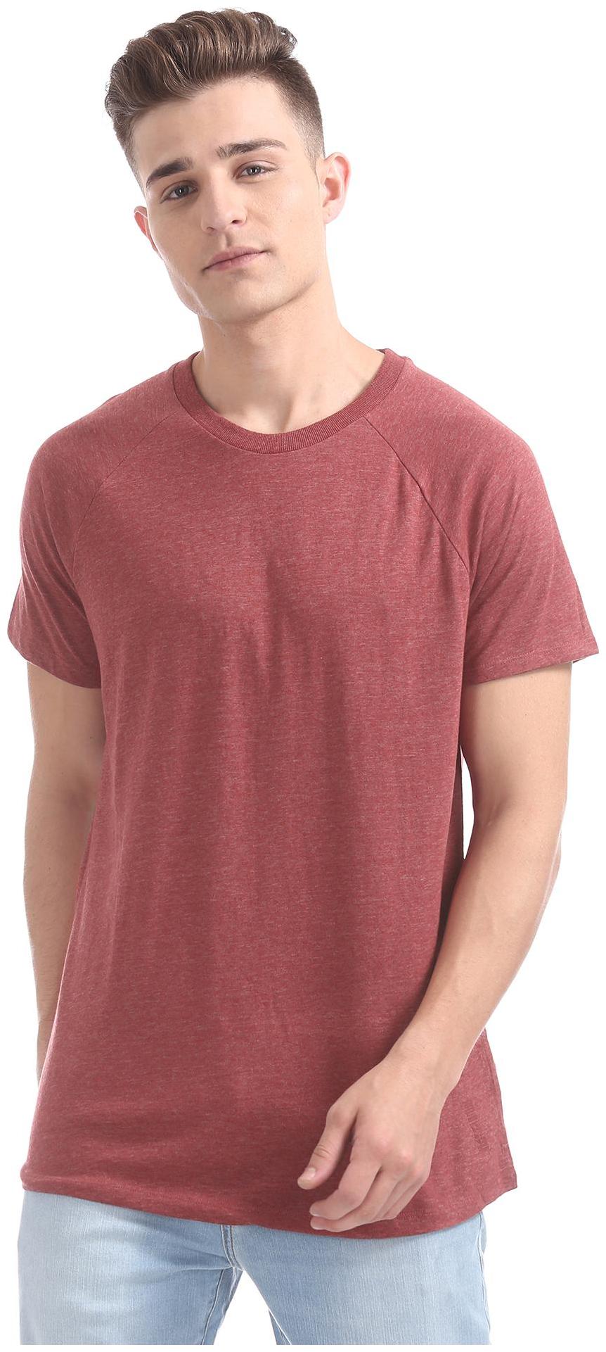 

Aeropostale Men Red Regular fit Polyester Round neck T-Shirt - Pack Of 1