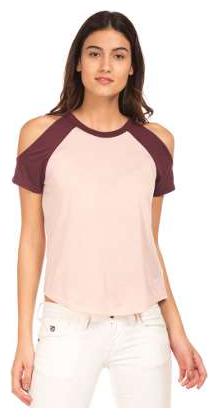 

Aeropostale Women Solid A-line top - Pink