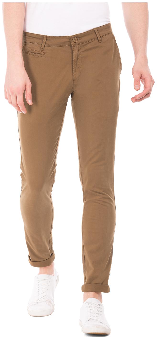 

Aeropostale Men Brown Solid Slim fit Chinos