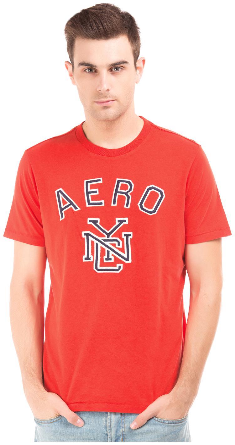 

Aeropostale Men Red Regular fit Cotton Round neck T-Shirt - Pack Of 1