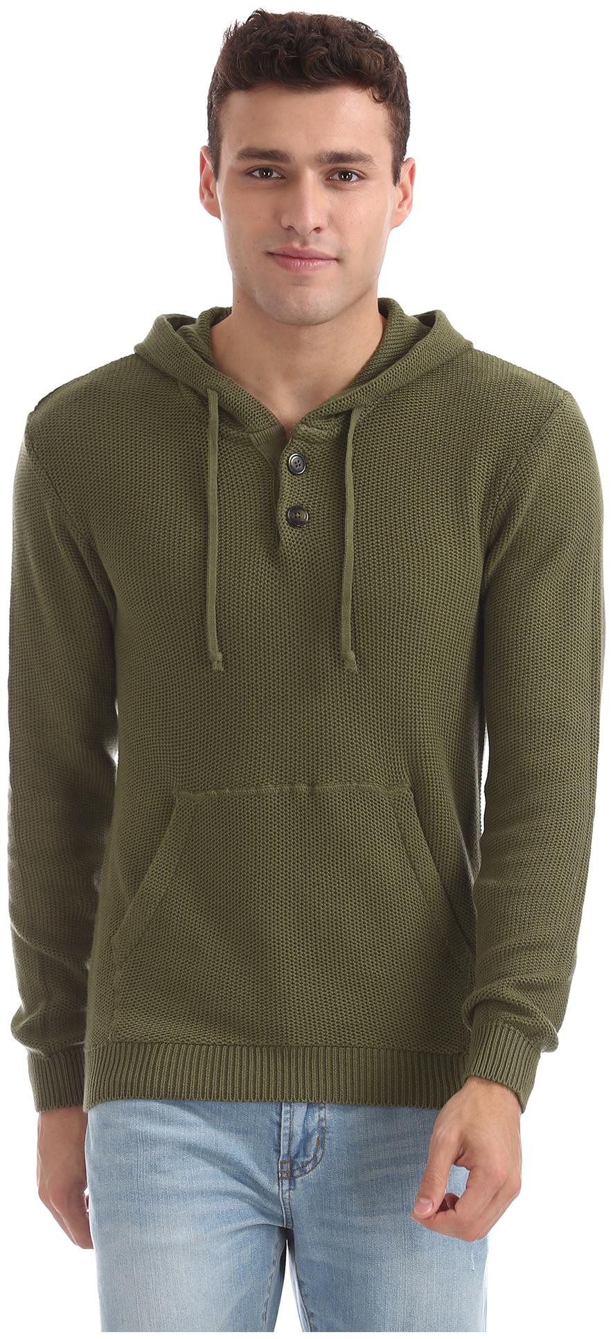 

Aeropostale Hooded Knit Sweatshirt