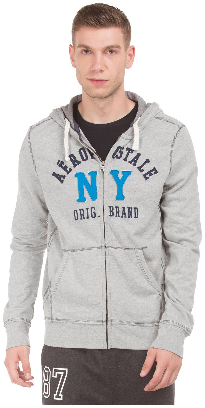 

Aeropostale Men Grey Round neck Hoodie