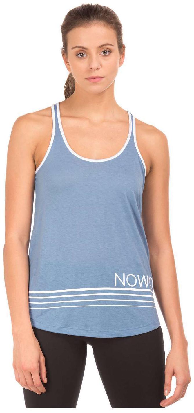 

Aeropostale Blue Polyester Mesh Panel Active Tank Top