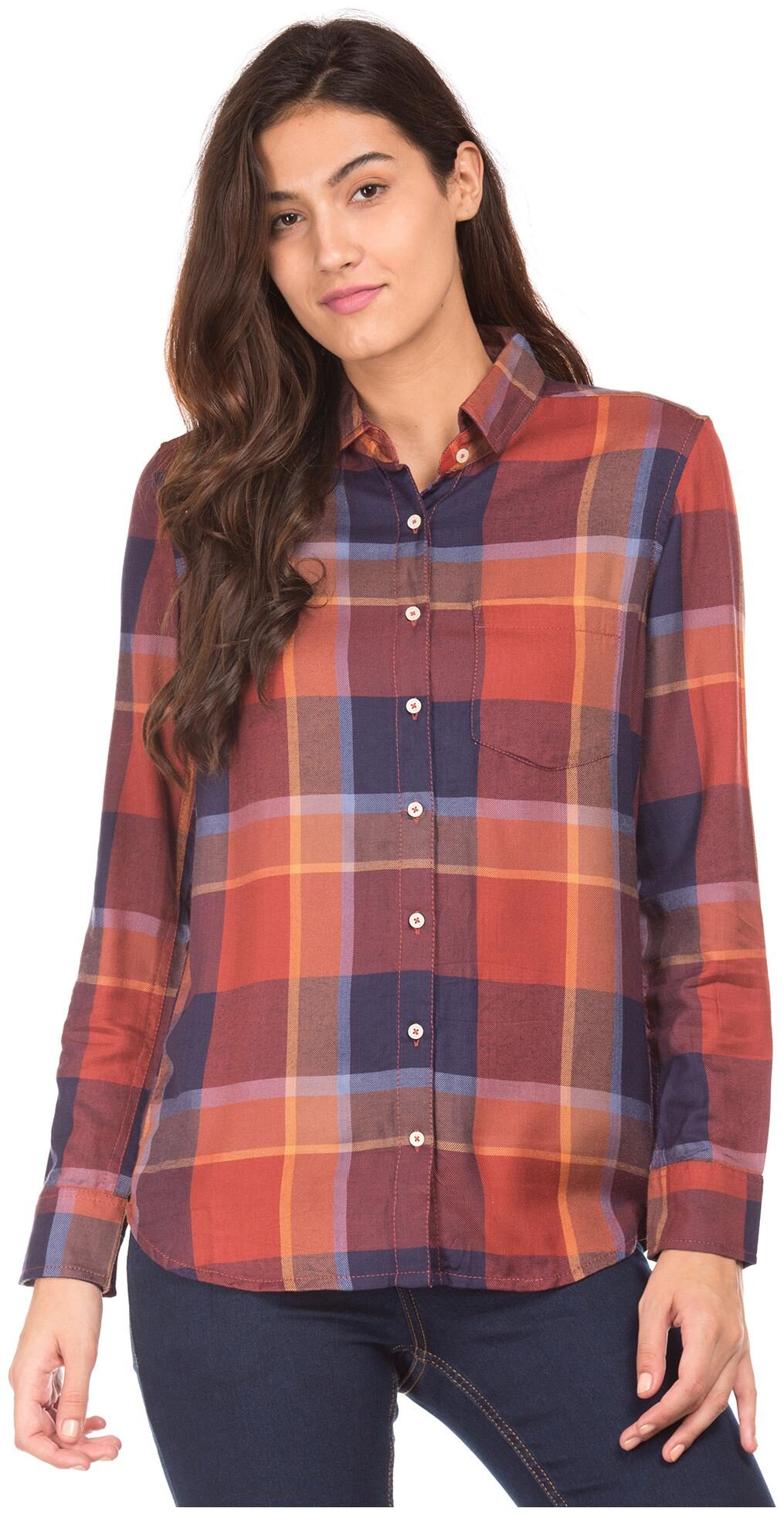 

A ropostale Women Multi Checked Regular Fit Shirt